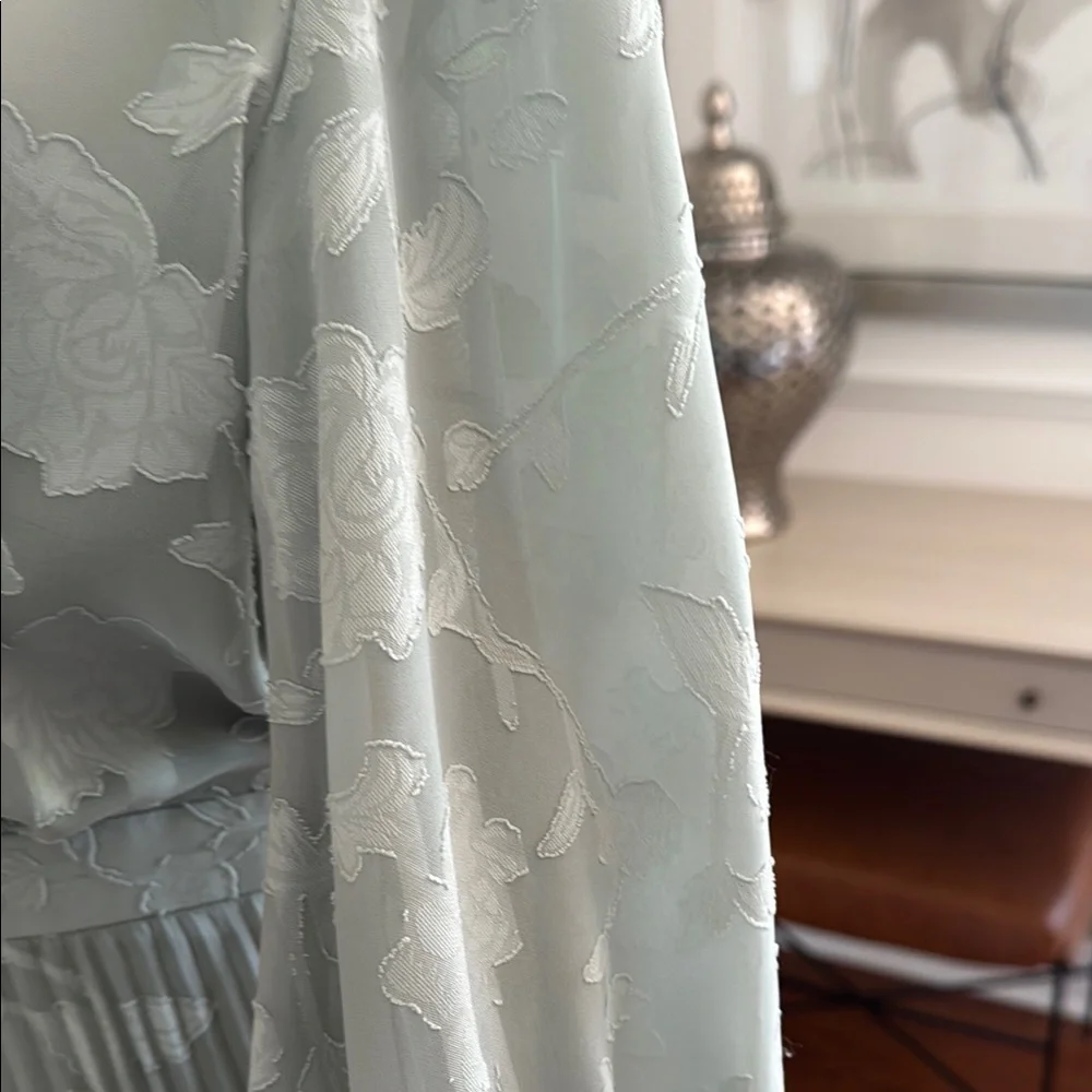Club Monaco Pleated Printed Dress - Picture 3 of 5